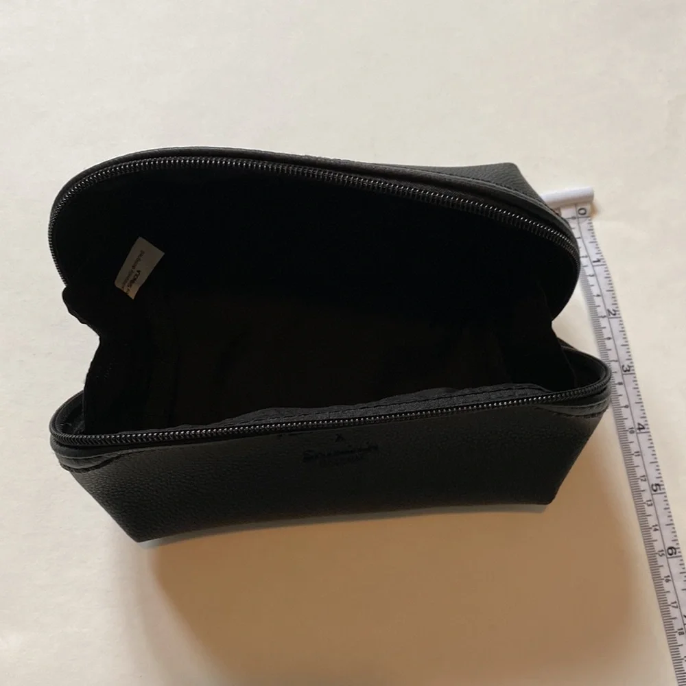 Shinola Black Leather Cosmetic Bag - Picture 10 of 10